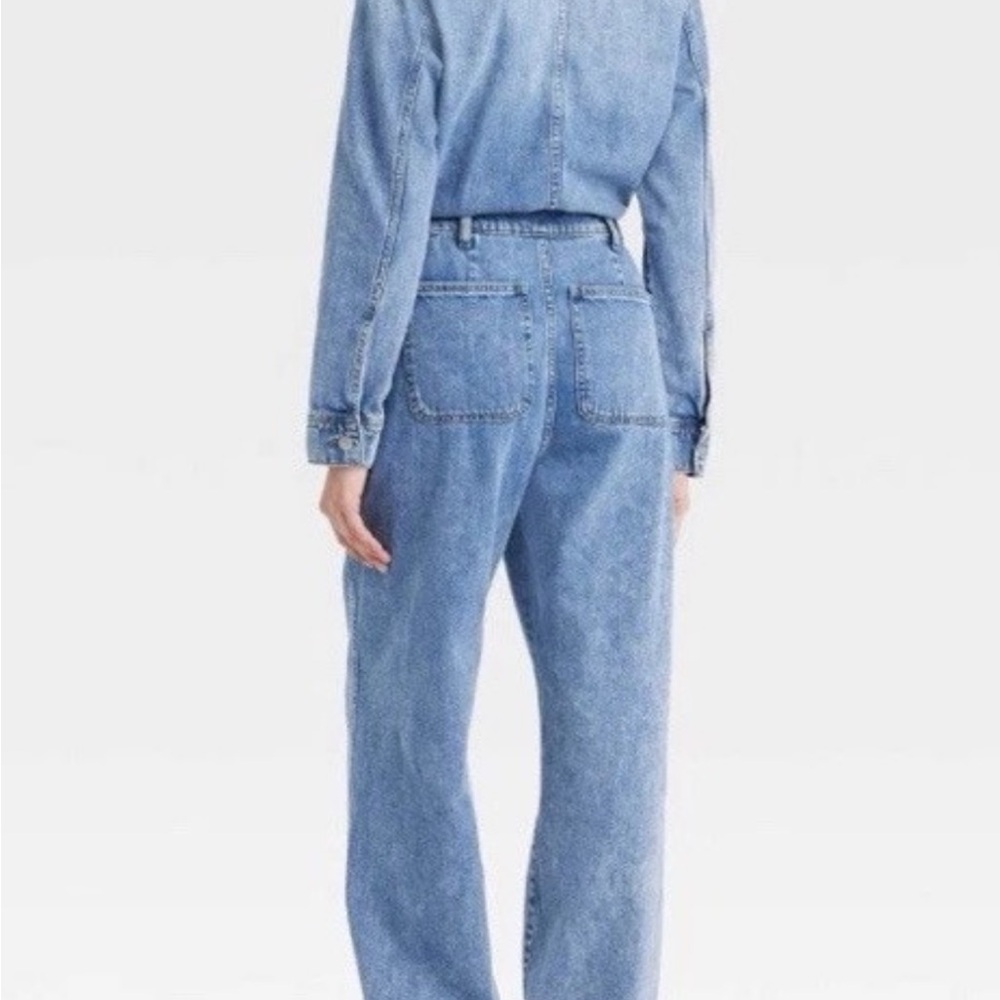 Universal Thread Baggy Denim Jumpsuit NWT - Picture 3 of 15